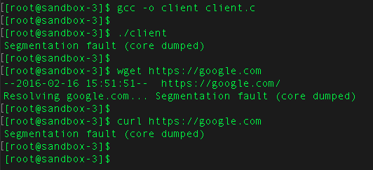 Critical glibc vulnerability CVE-2015-7547